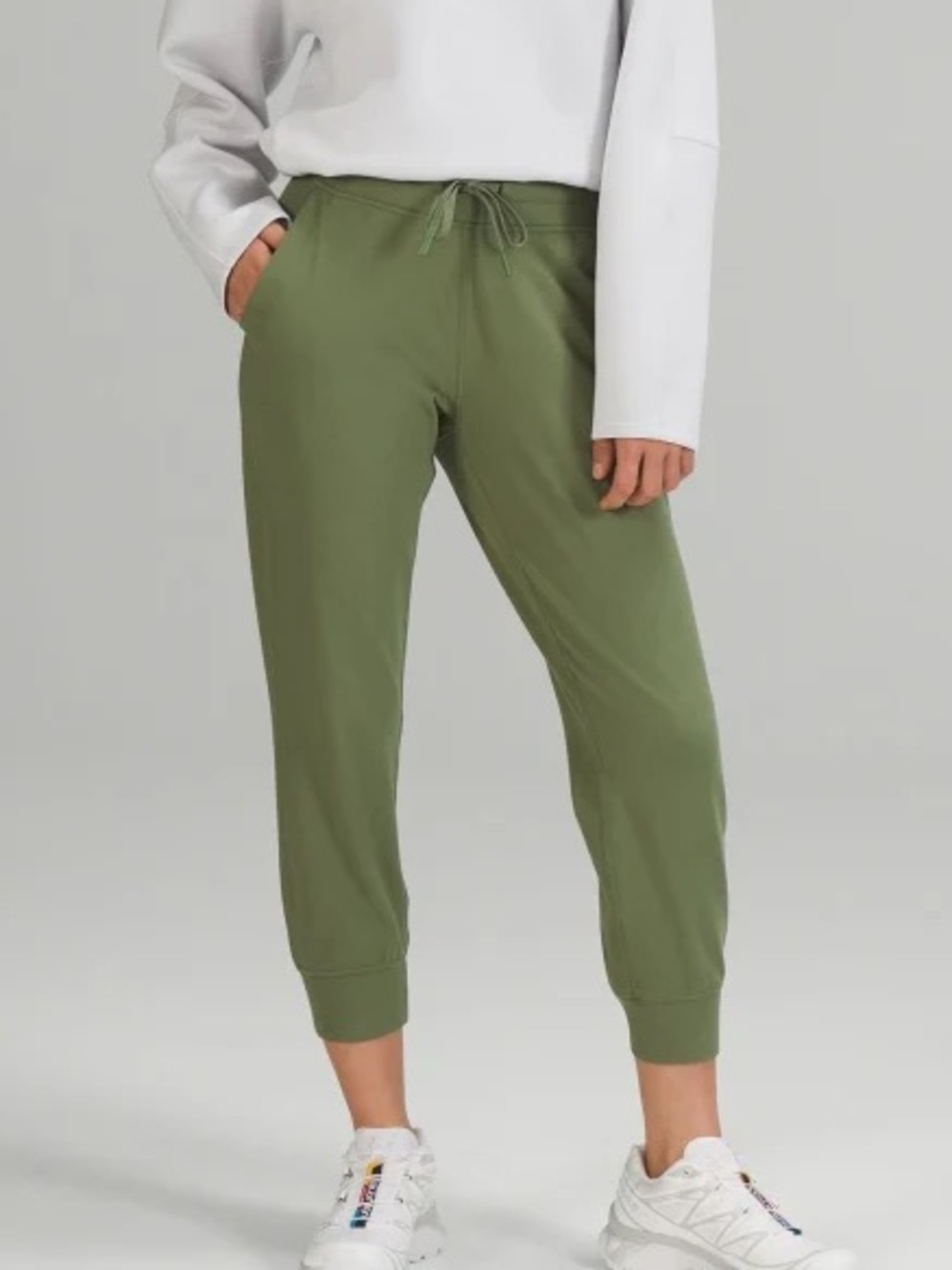 lululemon athletica Twill Green ready to rulu Drawstring Joggers